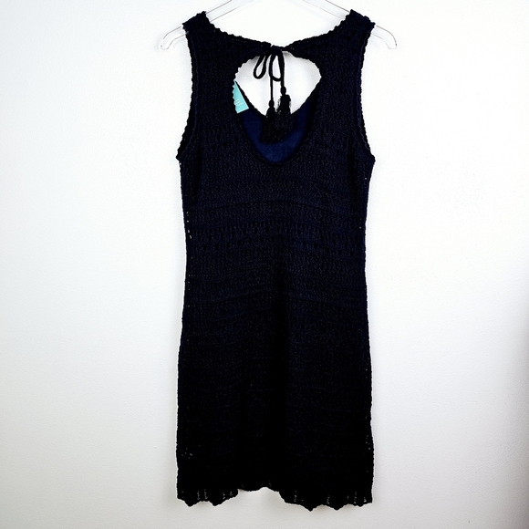 Maurices Navy Blue Crochet Knit Sleeveless Dress NWT - Picture 6 of 11